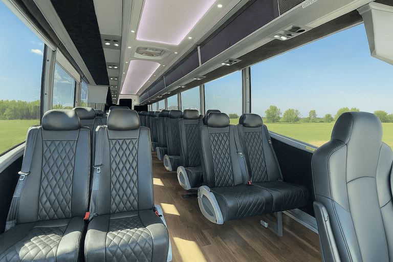 coach bus in Roanoke