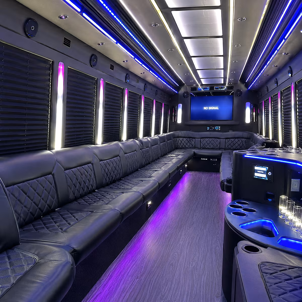party buses for roanoke wedding parties and bridal groups
