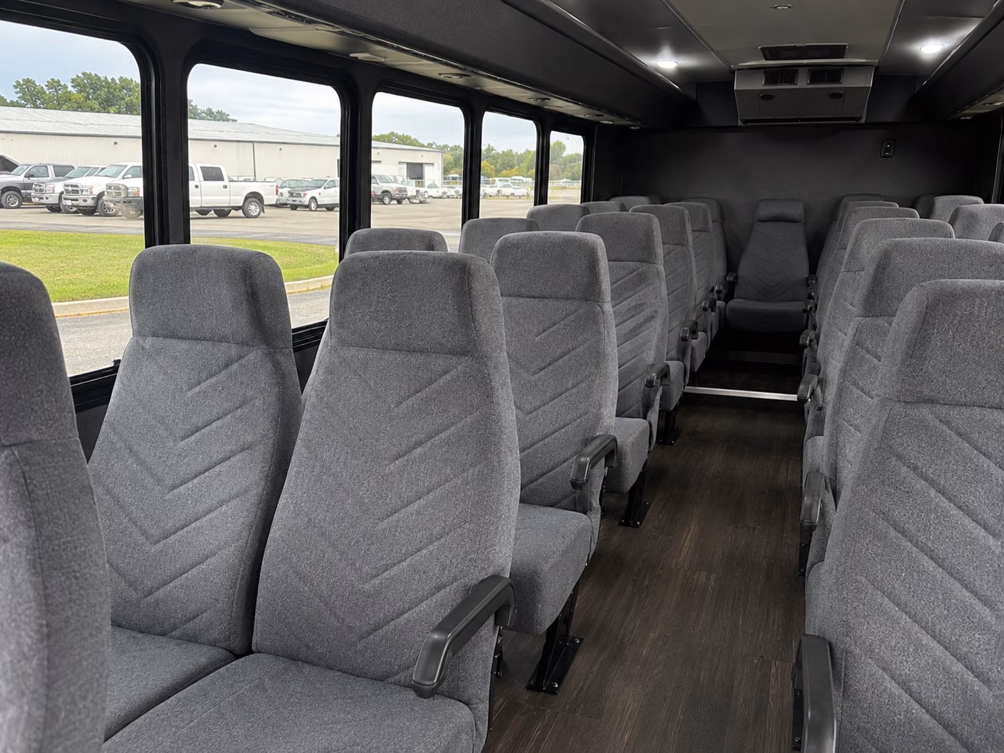 roanoke 20 passenger minibus interior
