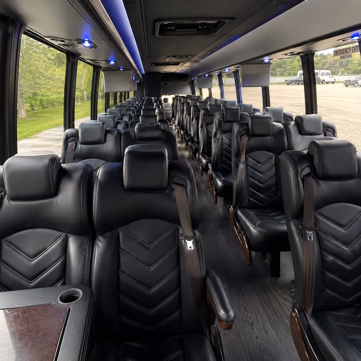 roanoke 30 passenger minibus inside