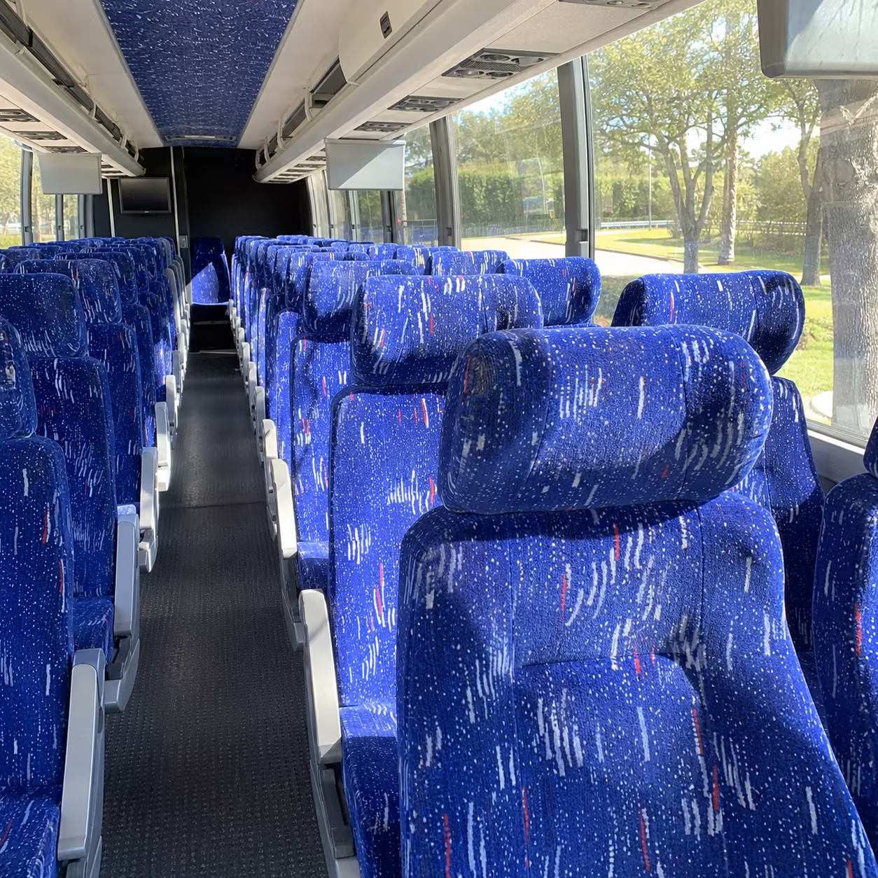 roanoke field trip transportation onboard seating