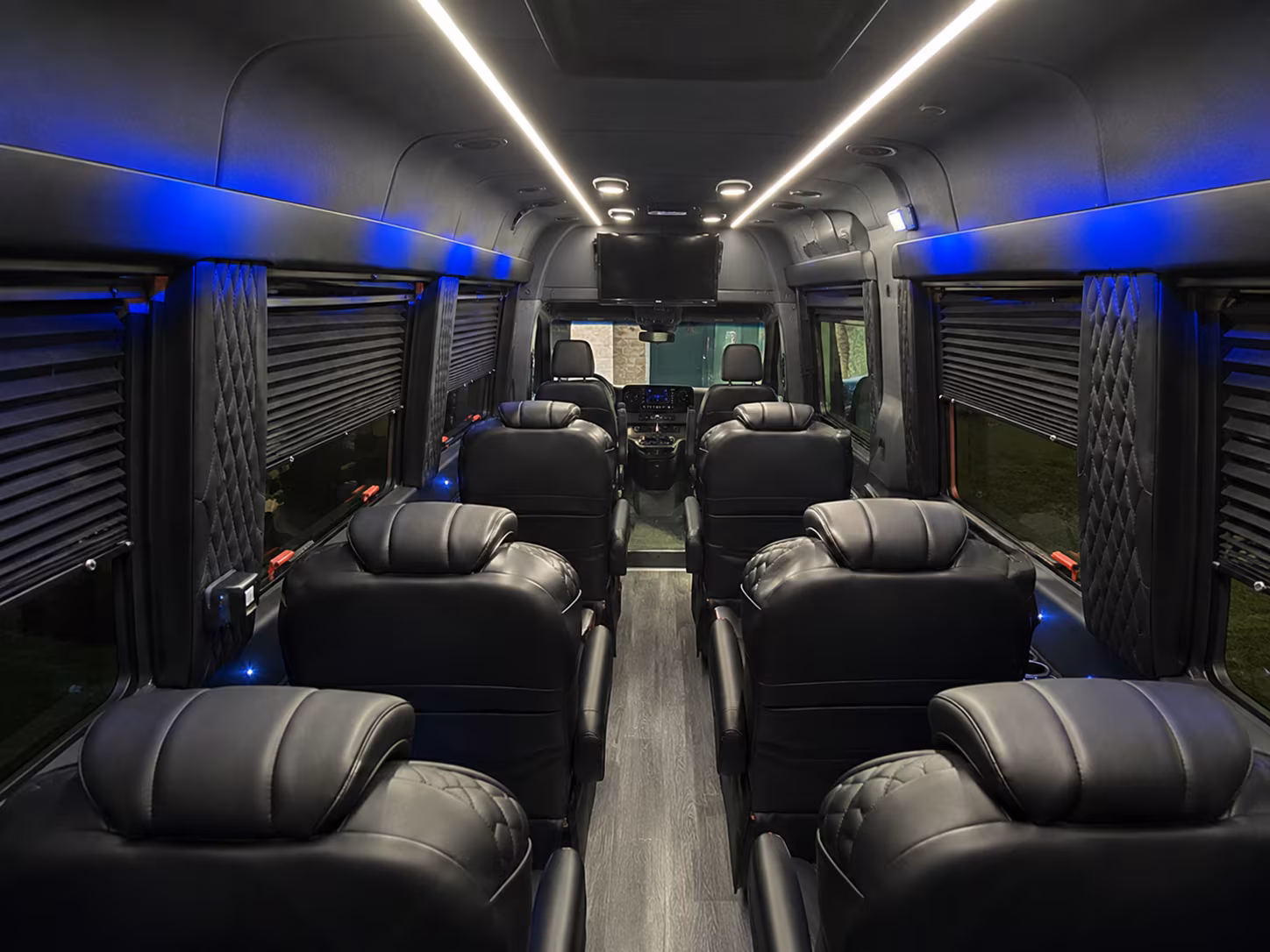 roanoke sprinter van with driver inside